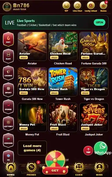 bn786 game apps