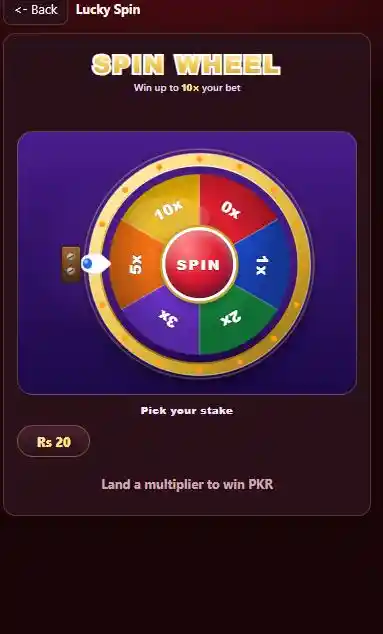 bn786 spin waheel